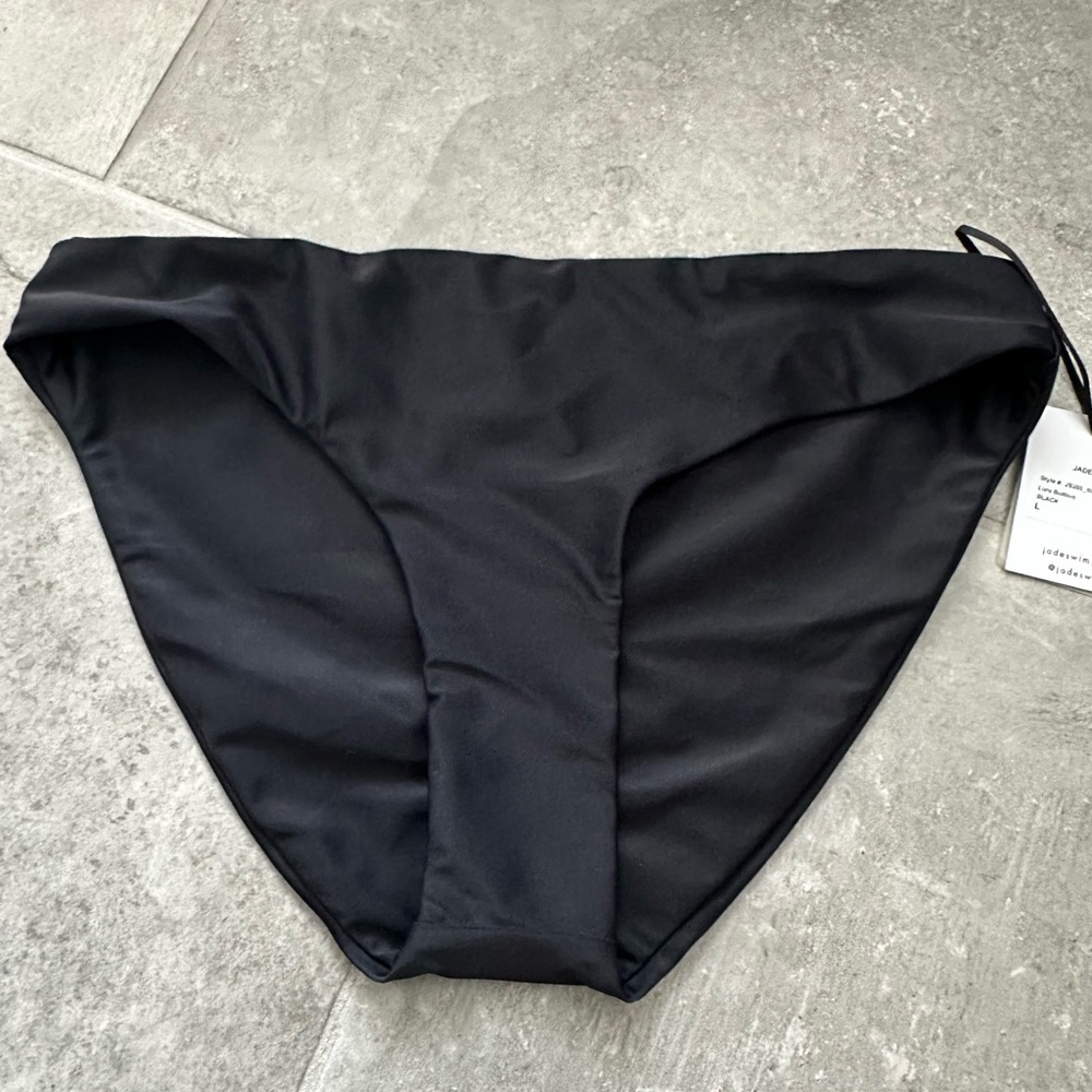 Jade Swim Lure Bottom in Black Size Large